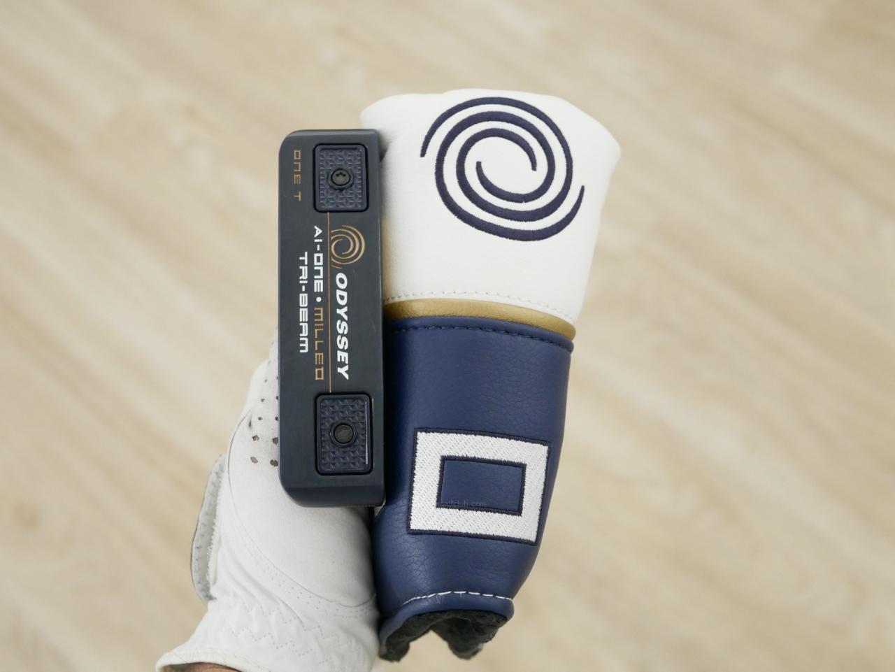 Putter : All : พัตเตอร์ Odyssey Ai-ONE Milled TRI-BEAM ONE T (รุ่นท็อป ออกปี 2024) ก้าน Stroke LAB 90 ยาว 34 นิ้ว
