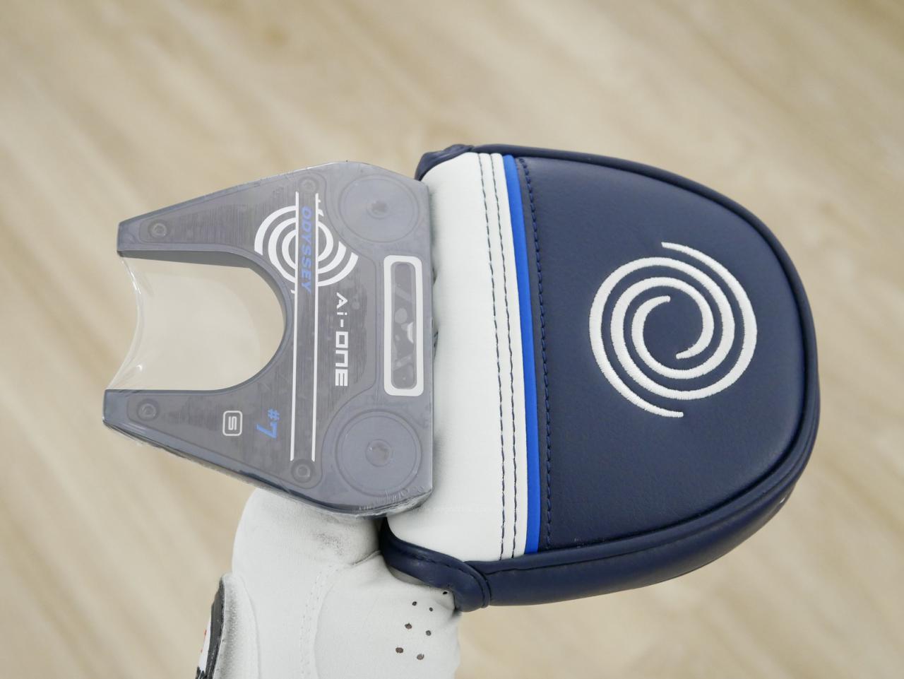 Putter : All : **ของใหม่ ยังไม่แกะพลาสติก** พัตเตอร์ Odyssey Ai-ONE #7 S (รุ่นล่าสุด ออกปี 2024) ก้าน Stroke LAB 90 ยาว 34 นิ้ว