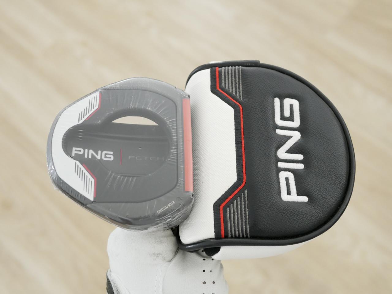 Putter : All : **ของใหม่ ยังไม่แกะพลาสติก** พัตเตอร์ Ping FETCH (ออกปี 2021) ยาว 34 นิ้ว