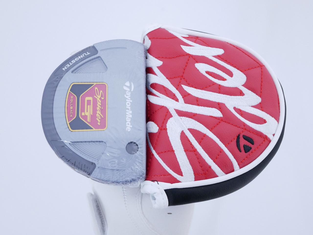 Putter : All : **ของใหม่ ยังไม่แกะพลาสติก** พัตเตอร์ Taylormade Spider GT Rollback (ออกปี 2022) ยาว 34 นิ้ว