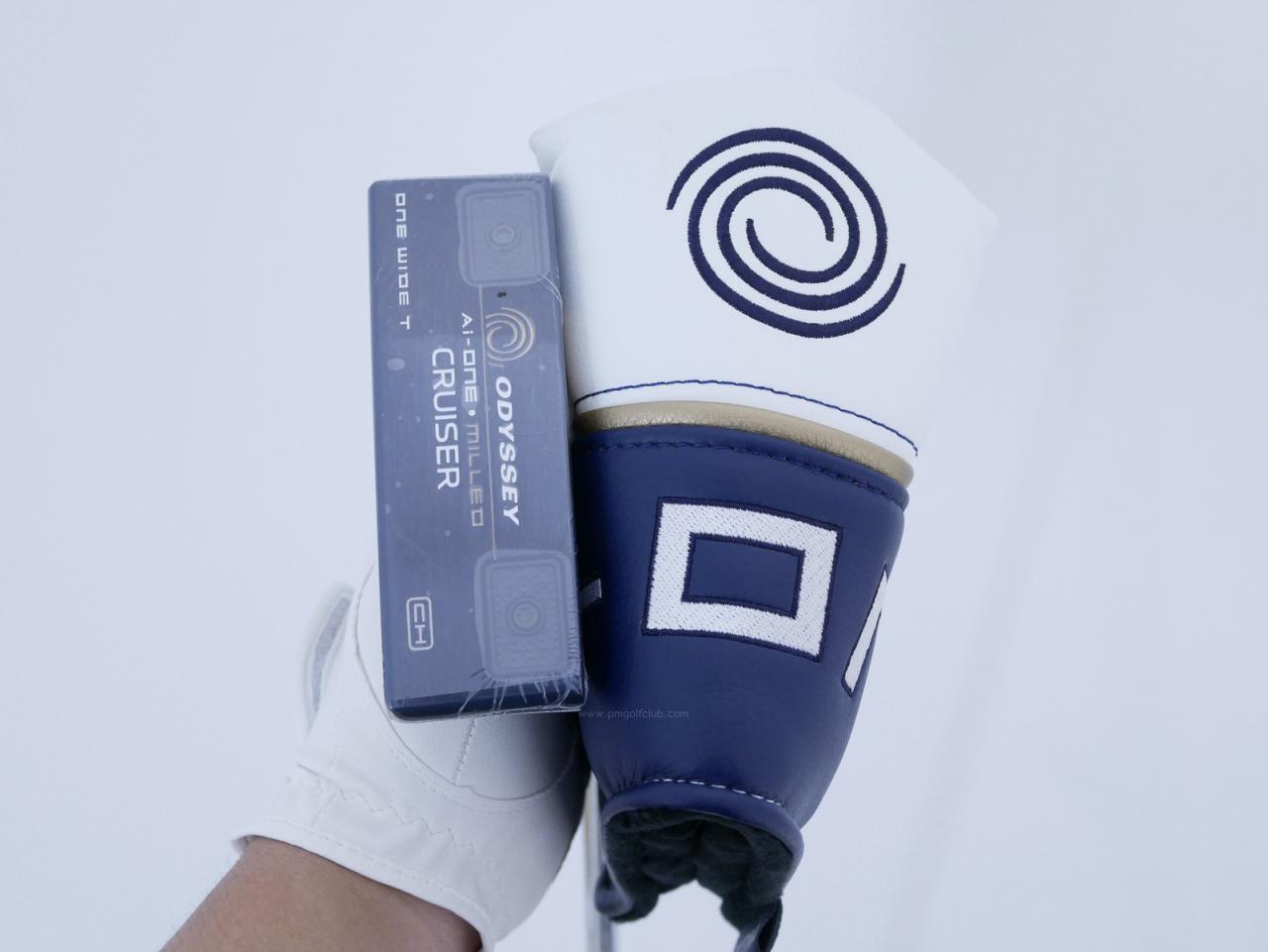Putter : All : **ของใหม่ ยังไม่แกะพลาสติก** พัตเตอร์ Odyssey Ai-ONE Milled CRUISER One Wide T CH (รุ่นล่าสุด ออกปี 2024) ก้าน Stroke LAB 140 ยาว 38 นิ้ว