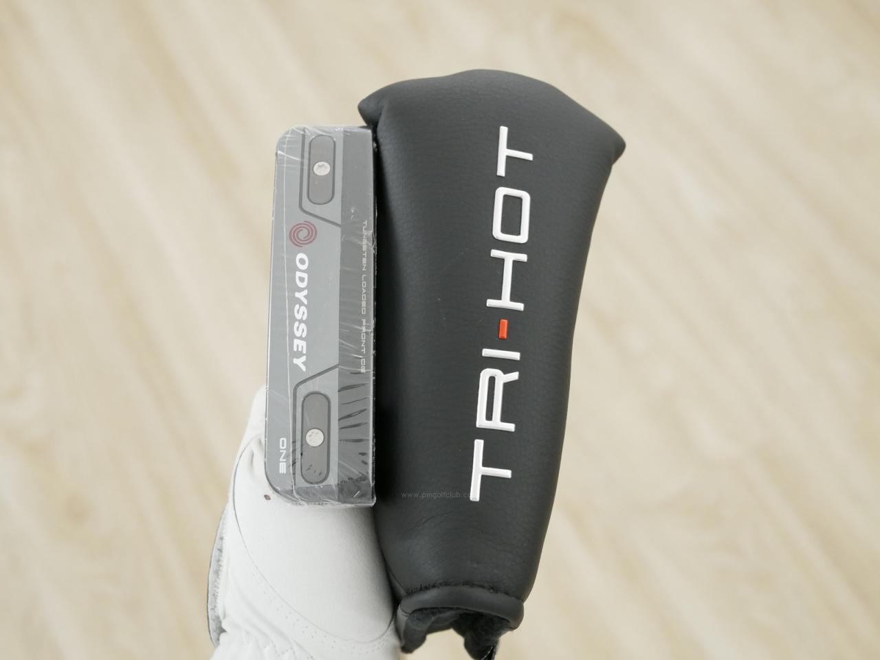 Putter : All : **ของใหม่ ยังไม่แกะพลาสติก** พัตเตอร์ Odyssey Tri-Hot 5K ONE (รุ่นท้อป ออกปี 2022) ก้าน Stroke Lab ยาว 34 นิ้ว