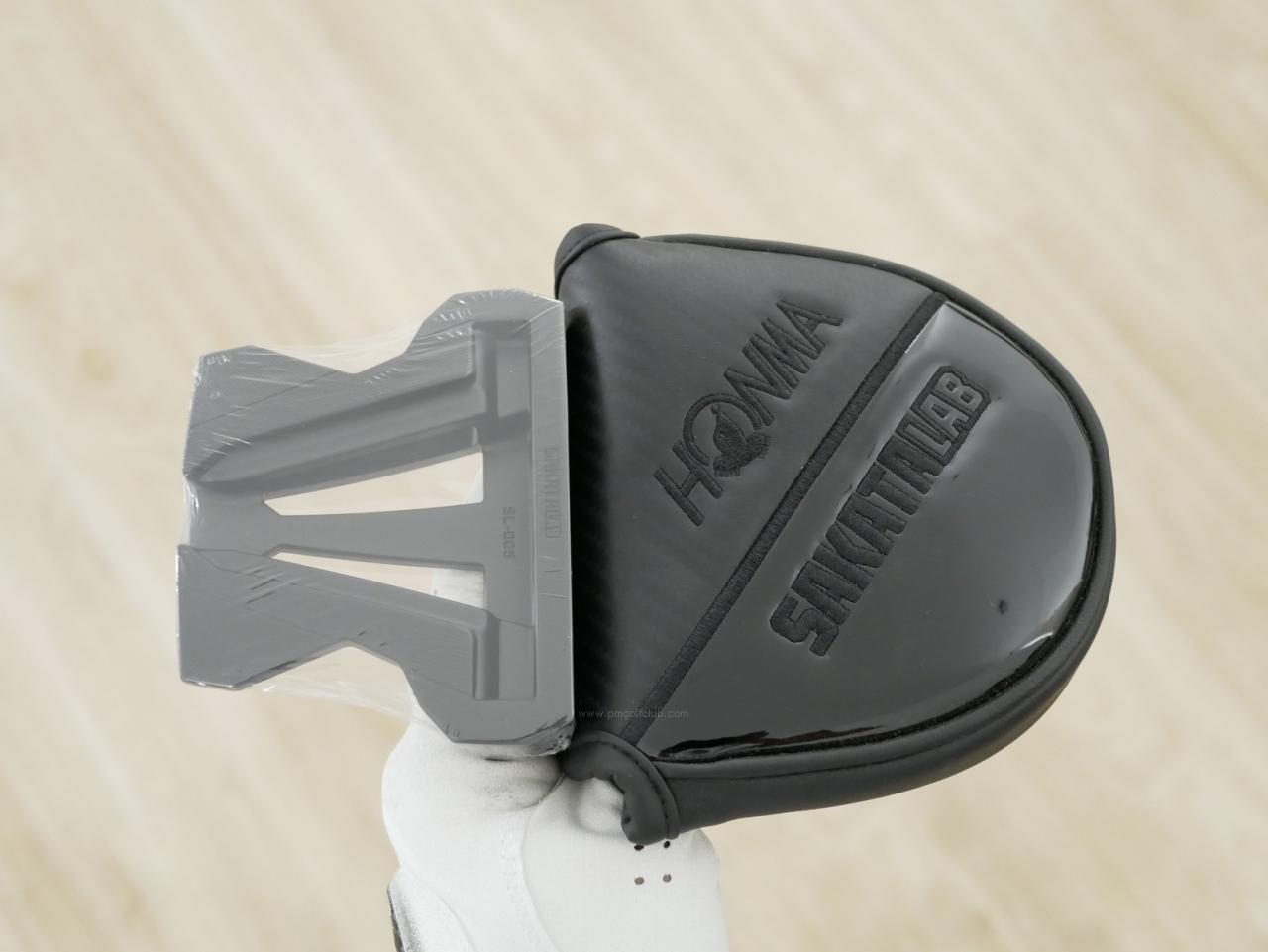 Putter : All : **ของใหม่ ยังไม่แกะพลาสติก** พัตเตอร์ Honma SAKATA LAB SL-005 (รุ่นล่าสุด ปี 2024) ยาว 34 นิ้ว