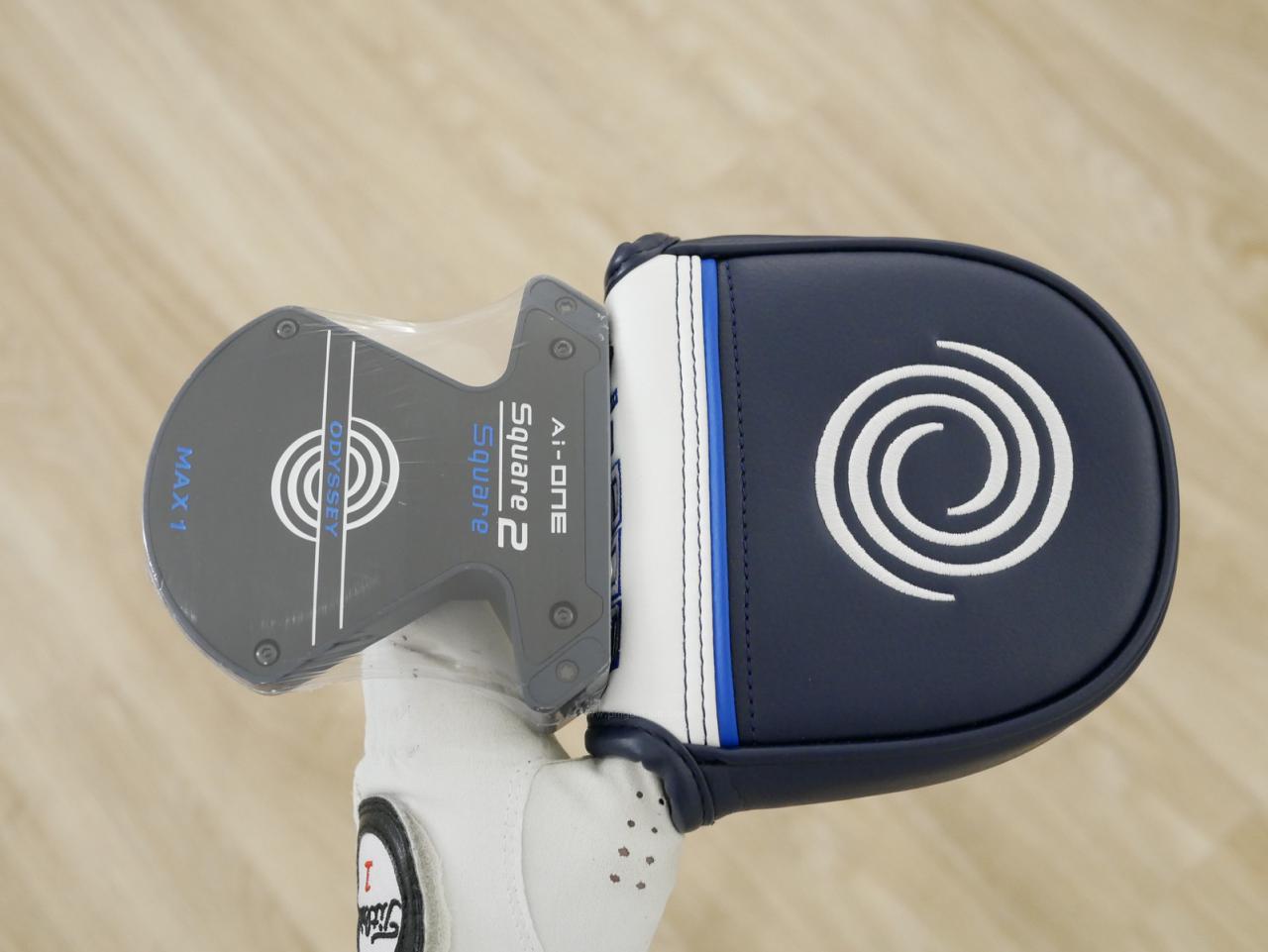 Putter : All : **ของใหม่ ยังไม่แกะพลาสติก**พัตเตอร์ Odyssey Ai-ONE Square 2 Square Max 1 (ออกปี 2025) ก้าน Stroke LAB 90 ยาว 33 นิ้ว