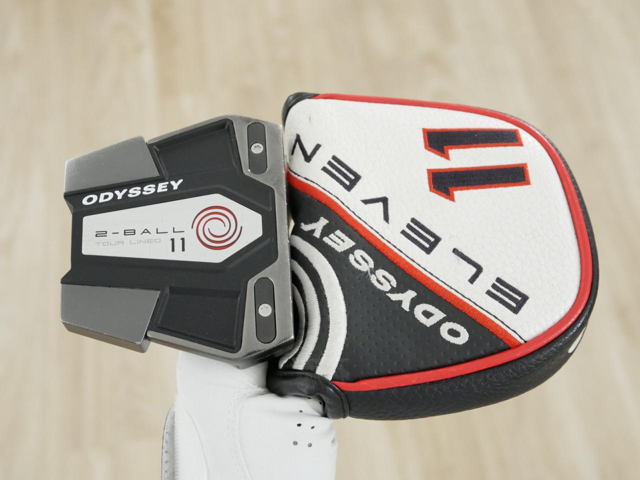 Putter : All : พัตเตอร์ Odyssey ELEVEN 2-Ball Tour Lined (ออกปี 2022) ก้าน Stroke LAB ยาว 35 นิ้ว