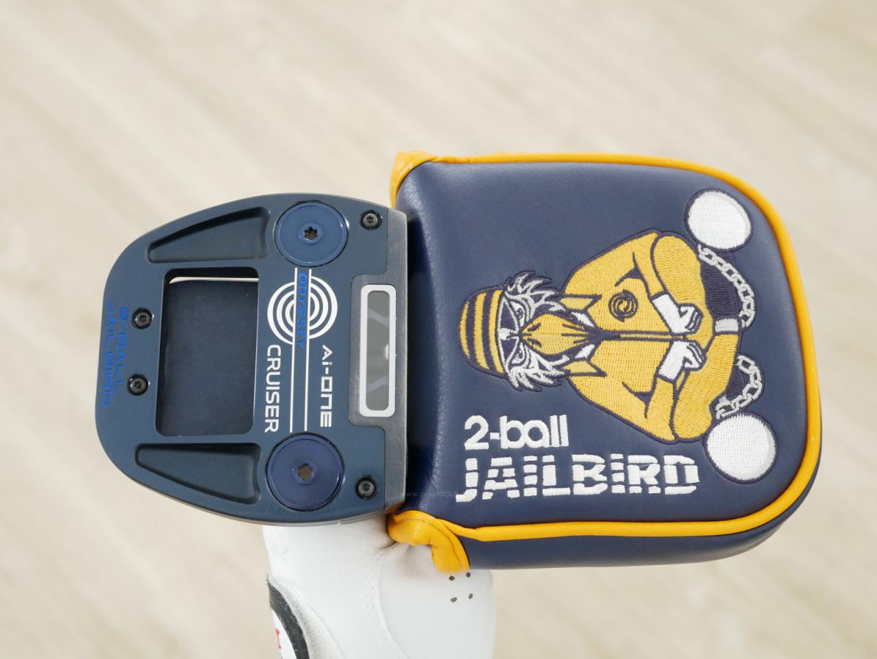 Putter : All : พัตเตอร์ Odyssey Ai-ONE Cruiser 2-Ball Jailbird ก้าน Stroke LAB SL140 ยาว 37 นิ้ว