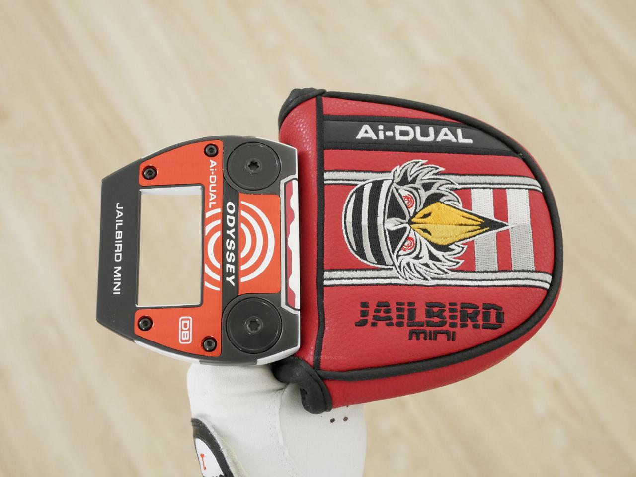 Putter : All : พัตเตอร์ Odyssey Ai-DUAL Jailbird Mini DB (รุ่นล่าสุด ออกปี 2026) ยาว 34 นิ้ว