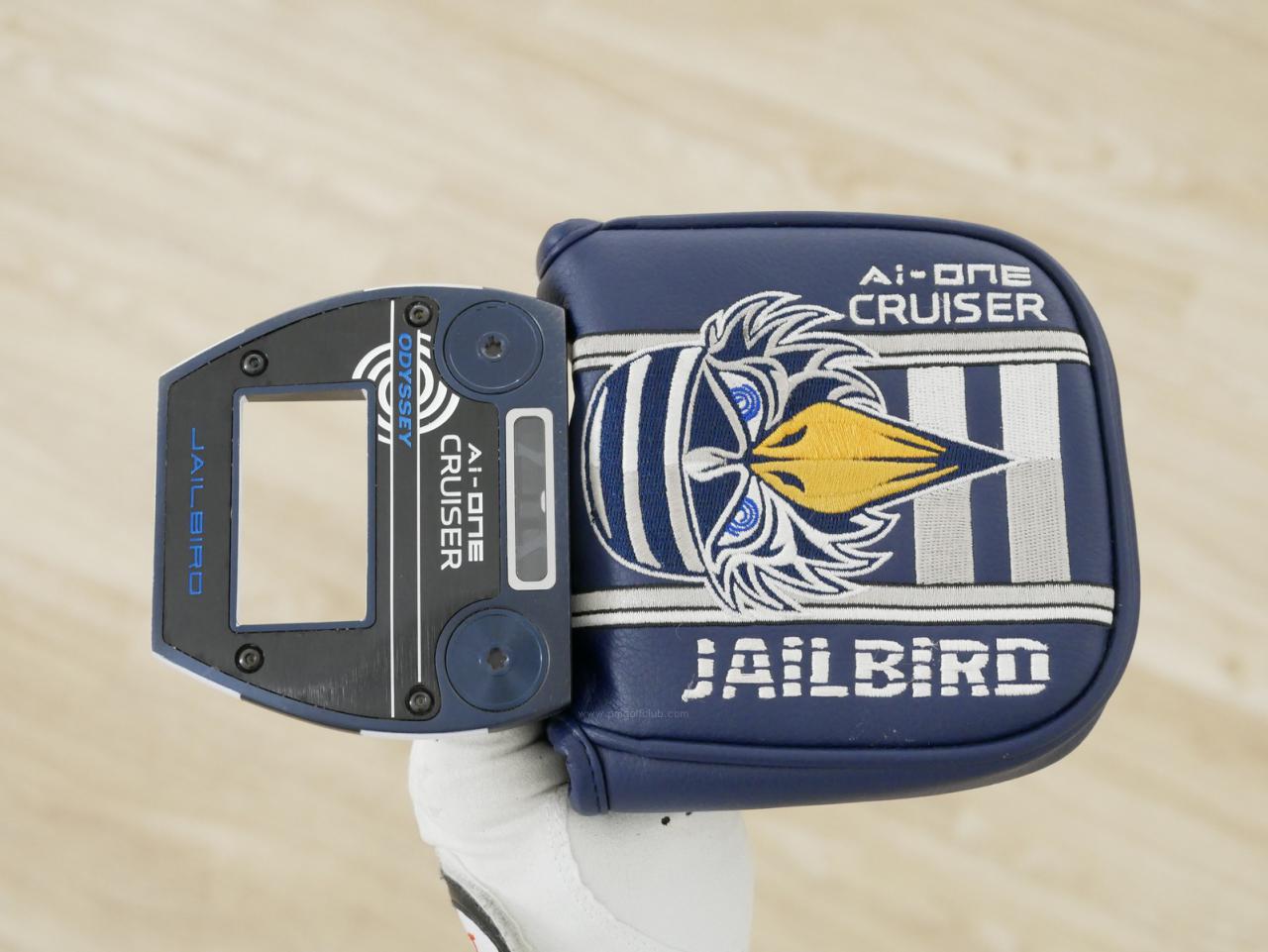 Putter : All : พัตเตอร์ Odyssey Ai-ONE Cruiser Jailbird ก้าน Stroke LAB SL140 ยาว 38 นิ้ว