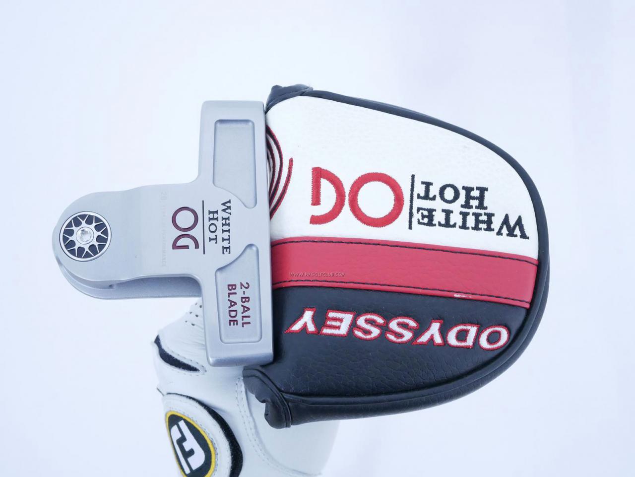 Putter : All : พัตเตอร์ Odyssey White Hot OG 2-Ball Blade ก้าน KBS Tour GPS 120 ยาว 34 นิ้ว