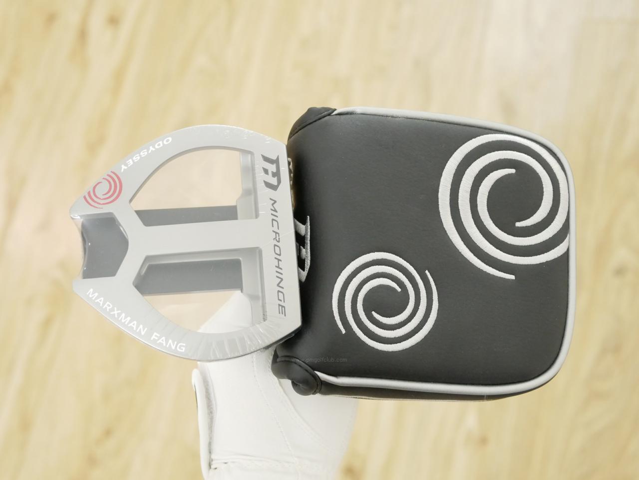 Putter : All : **ของใหม่ ยังไม่แกะพลาสติก** พัตเตอร์ Odyssey Microhinge MARXMAN FANG (รุ่นล่าสุด ปี 2025) ยาว 34 นิ้ว