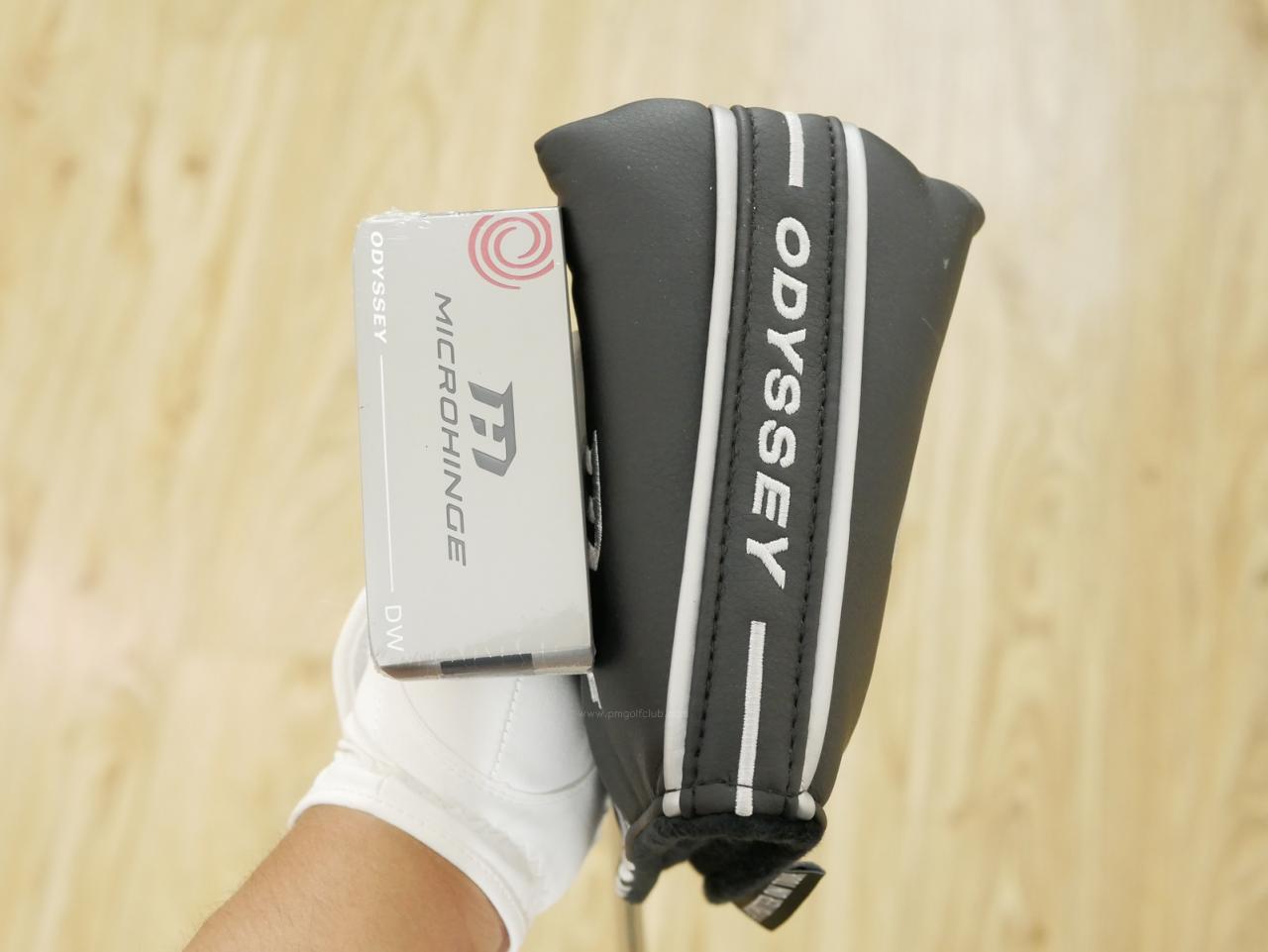 Putter : All : **ของใหม่ ยังไม่แกะพลาสติก** พัตเตอร์ Odyssey Microhinge DW (รุ่นล่าสุด ปี 2025) ยาว 34 นิ้ว
