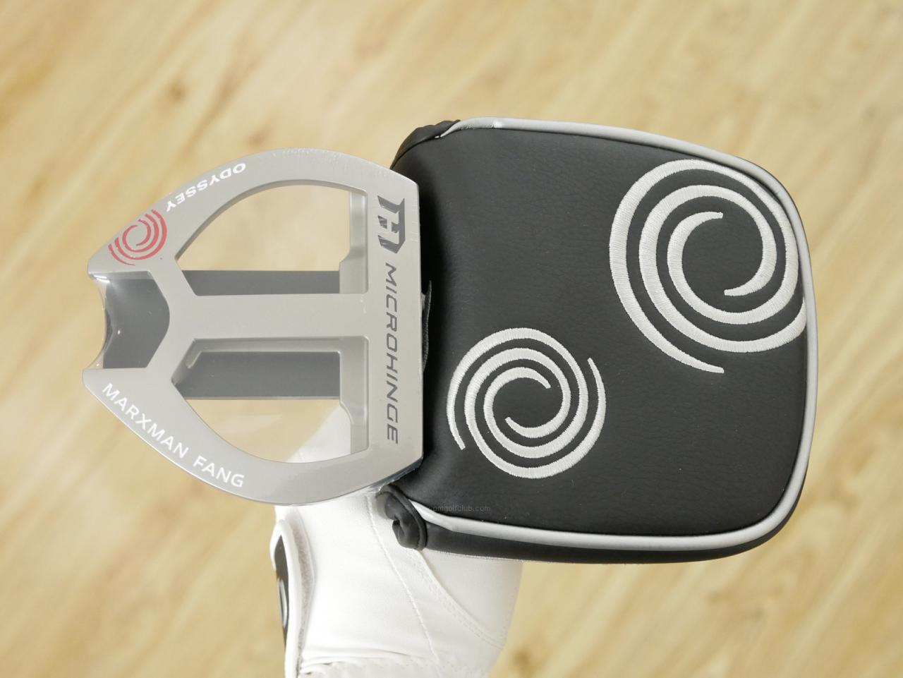 Putter : All : **ของใหม่ ยังไม่แกะพลาสติก** พัตเตอร์ Odyssey Microhinge MARXMAN FANG (รุ่นล่าสุด ปี 2025) ยาว 34 นิ้ว