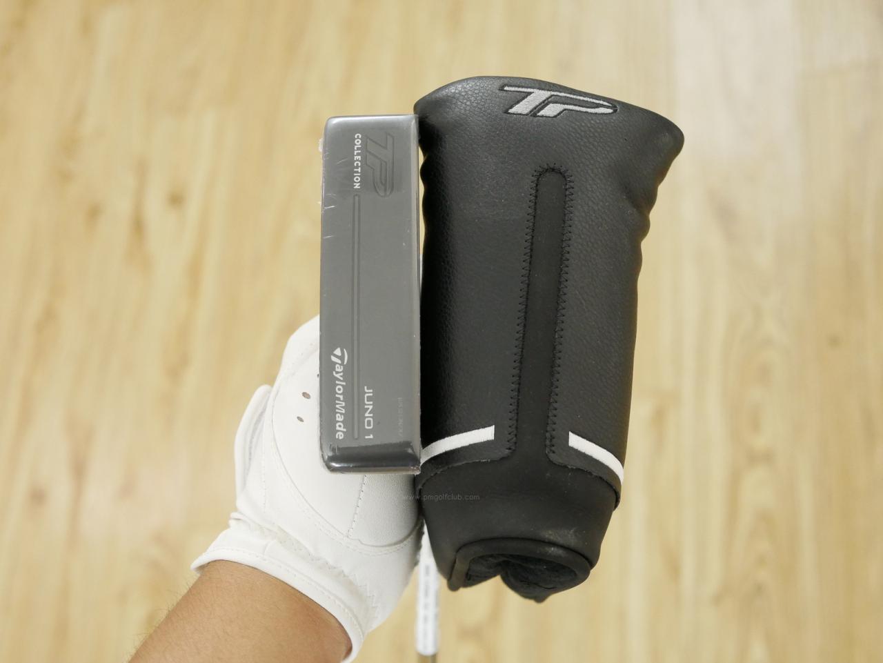 Putter : All : **ของใหม่ ยังไม่แกะพลาสติก** พัตเตอร์ Taylormade TP Black Collection Juno 1 (รุ่นปี 2024) ก้าน KBS Putter 120 ยาว 35 นิ้ว