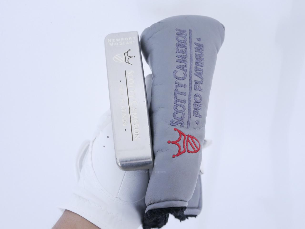 Putter : All : พัตเตอร์ Scotty Camaron Pro Platinum Newport Mid Slant ยาว 35 นิ้ว