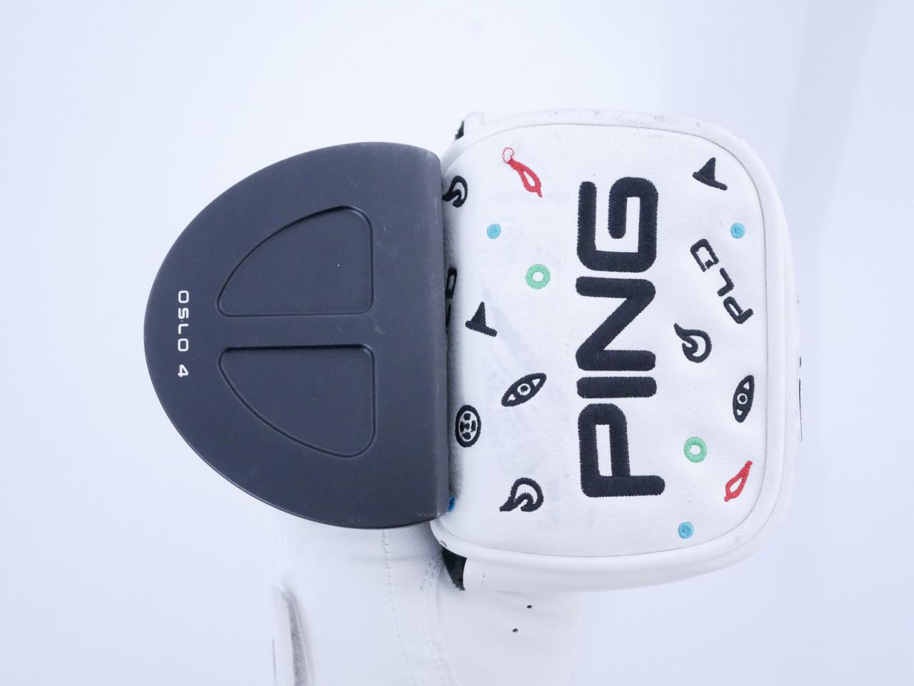 Putter : All : พัตเตอร์ Ping PLD OSLO 4 (ออกปี 2023 ตัวท้อปสุด) ก้าน UST Mamiya All-In ยาว 34 นิ้ว