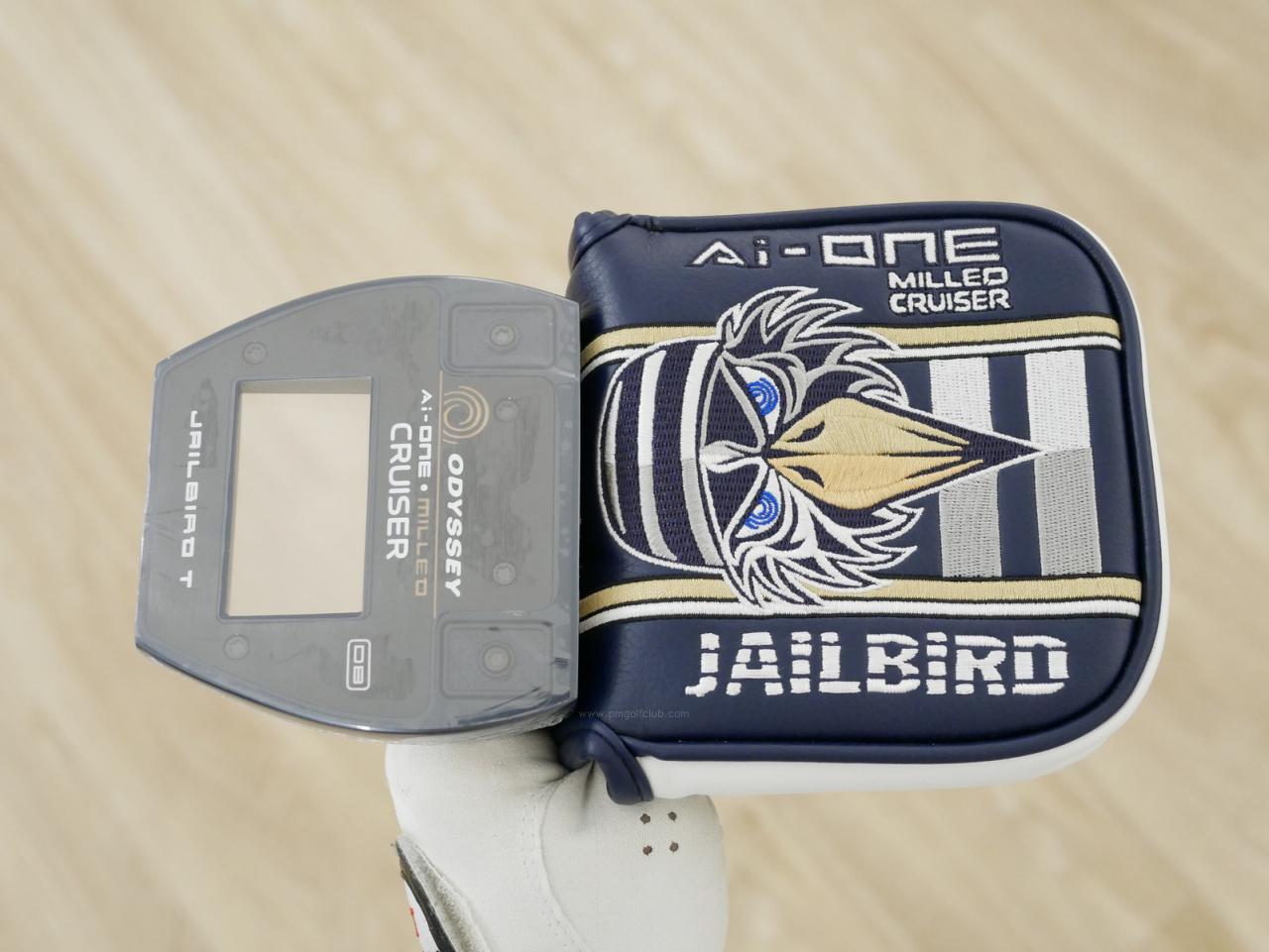 Putter : All : **ของใหม่ ยังไม่แกะพลาสติก** พัตเตอร์ Odyssey Ai-ONE Milled CRUISER Jailbird T DB (ออกปี 2024) ก้าน Stroke LAB SL140 ยาว 38 นิ้ว