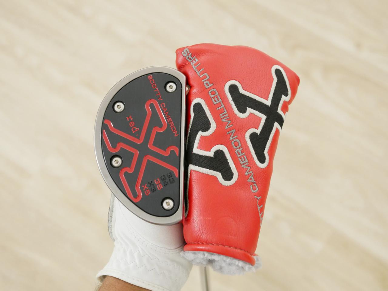 Putter : All : พัตเตอร์ Scotty Camaron Red X5 (Mallet) ยาว 35 นิ้ว