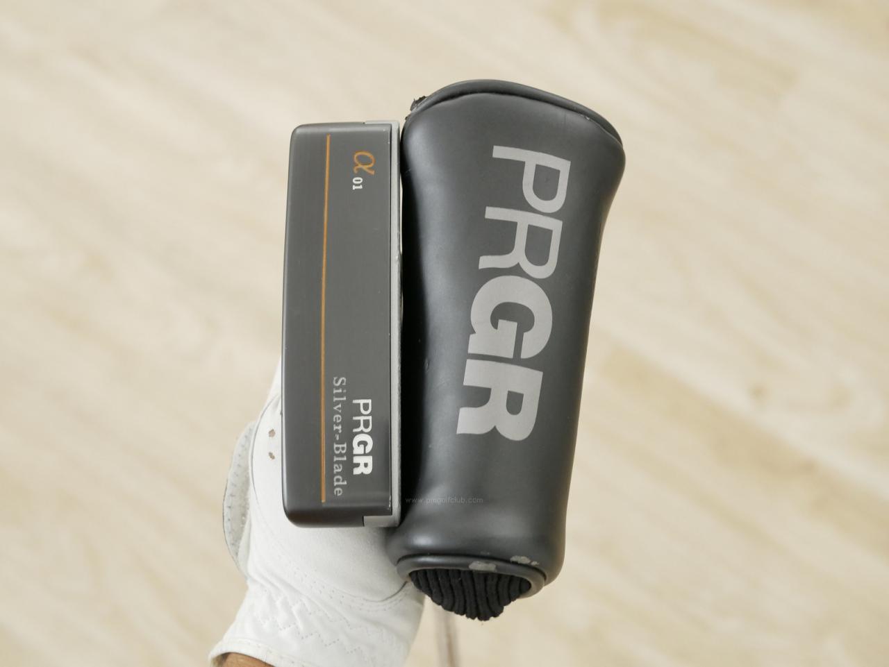 Putter : All : พัตเตอร์ PRGR Silver-Blade a01 (Mallet) ยาว 34 นิ้ว