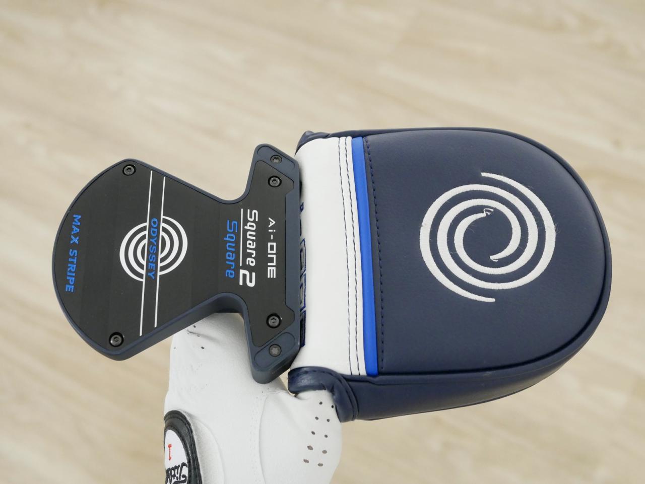 Putter : All : พัตเตอร์ Odyssey Ai-ONE Square 2 Square Max Stripe (รุ่นล่าสุด ออกปี 2025) ก้าน Stroke LAB 90 ยาว 34 นิ้ว