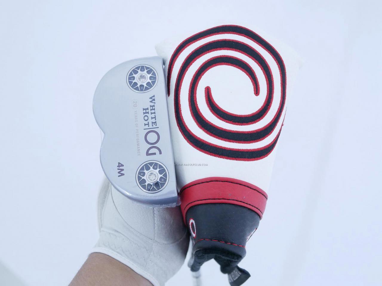 Putter : All : **ของใหม่ ยังไม่แกะพลาสติก** พัตเตอร์ Odyssey White Hot OG 4M ก้าน Stroke LAB ยาว 34 นิ้ว