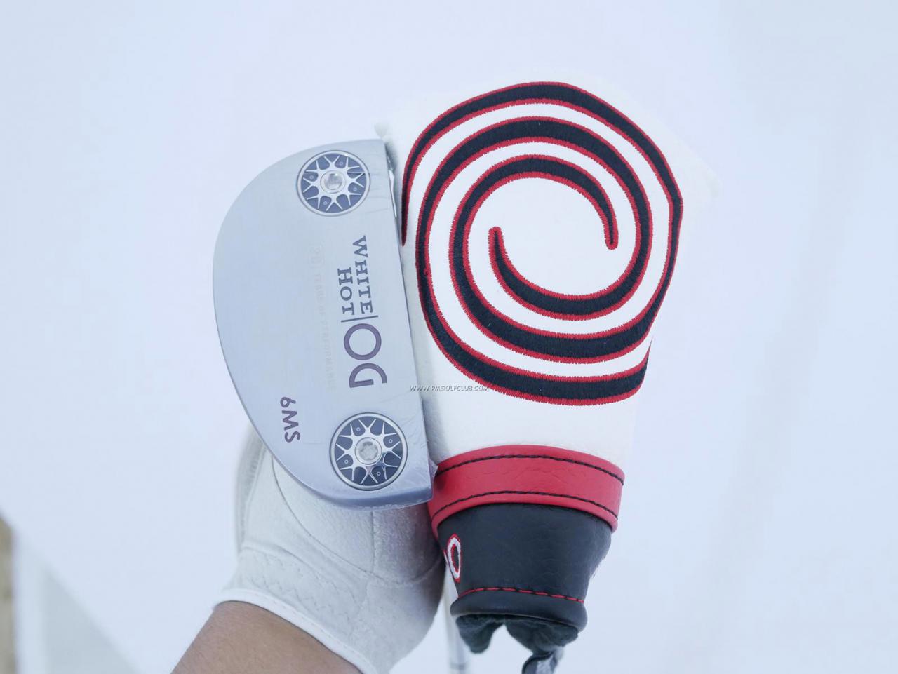 Putter : All : **ของใหม่ ยังไม่แกะพลาสติก** พัตเตอร์ Odyssey White Hot OG 6MS ก้าน Stroke LAB ยาว 34 นิ้ว