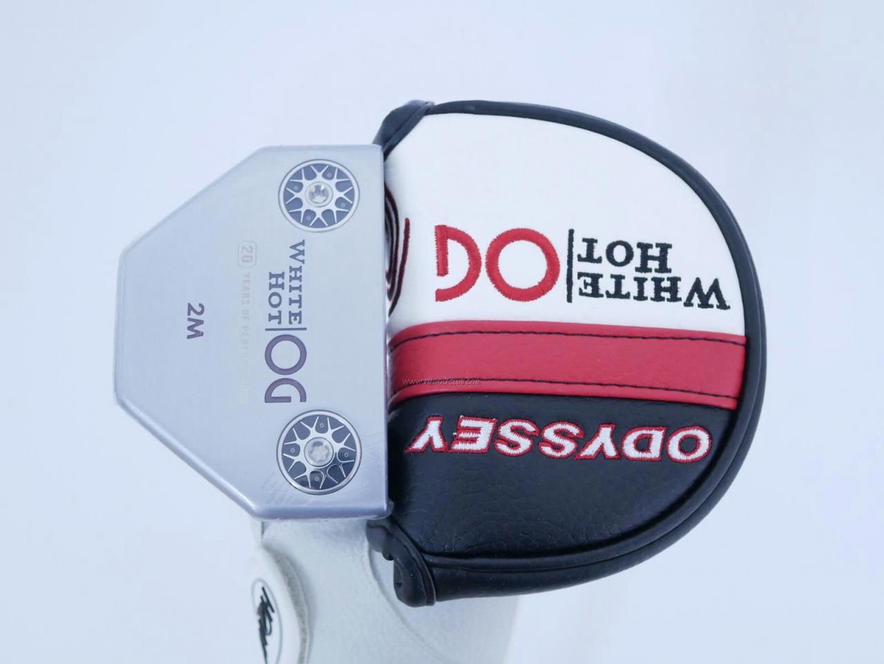 Putter : All : **ของใหม่ ยังไม่แกะพลาสติก** พัตเตอร์ Odyssey White Hot OG 2M ก้าน Stroke LAB ยาว 33 นิ้ว