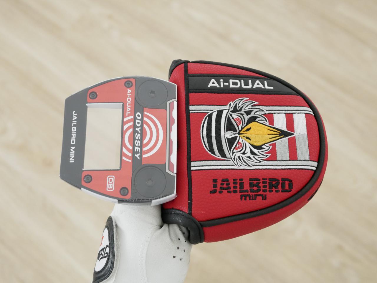 Putter : All : **ของใหม่ ยังไม่แกะพลาสติก** พัตเตอร์ Odyssey Ai-DUAL Jailbird Mini DB (รุ่นล่าสุด ออกปี 2026) ยาว 34 นิ้ว