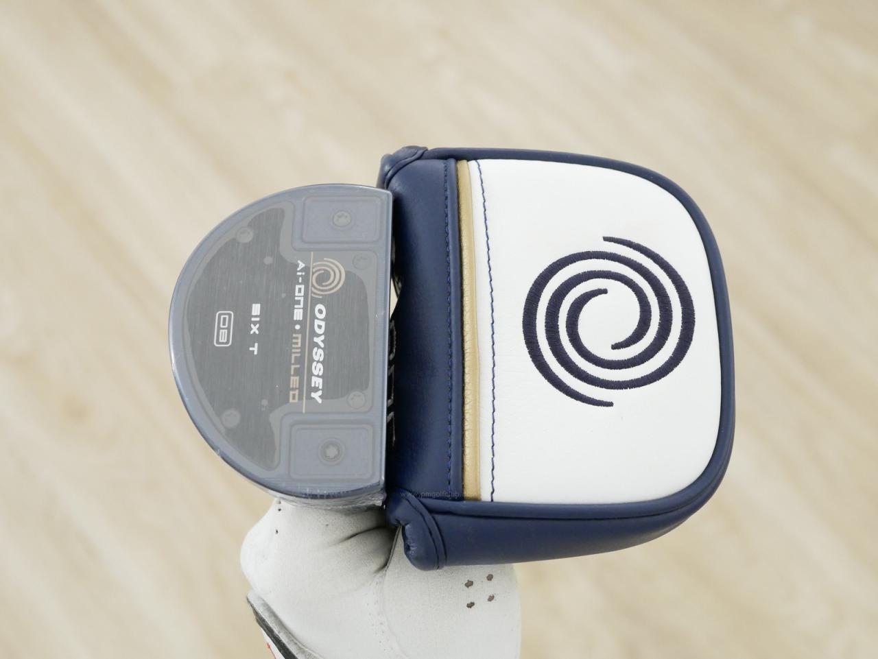 Putter : All : **ของใหม่ ยังไม่แกะพลาสติก** พัตเตอร์ Odyssey Ai-ONE Milled SIX T (รุ่นท็อป ออกปี 2024) ก้าน Stroke LAB 90 ยาว 34 นิ้ว