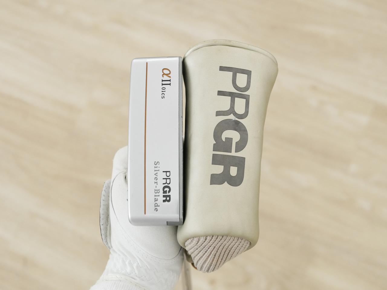 Putter : All : พัตเตอร์ PRGR Silver-Blade a II 01CS (Mallet) ยาว 34 นิ้ว