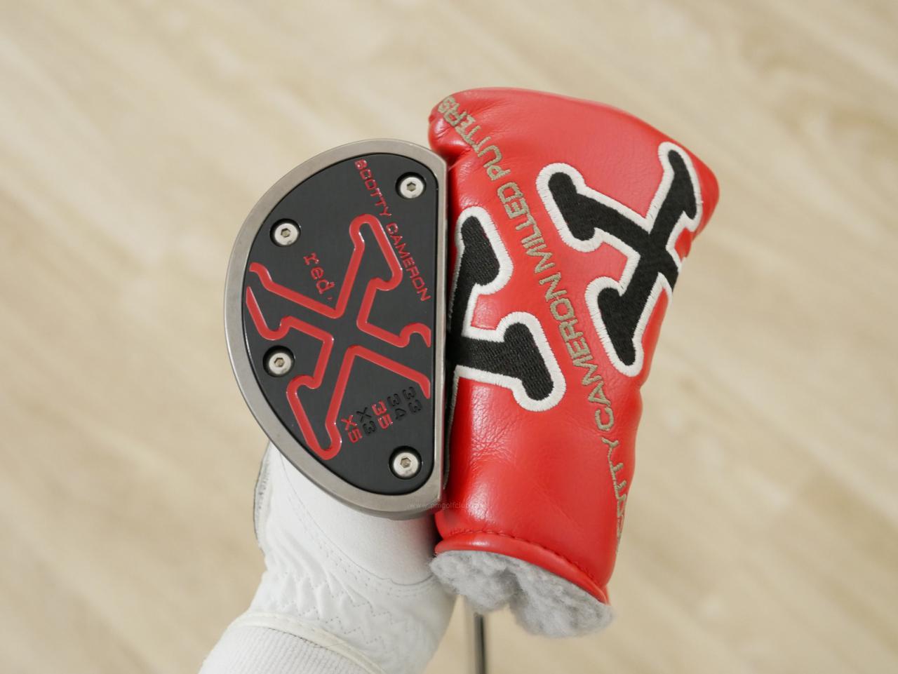 Putter : All : พัตเตอร์ Scotty Camaron Red X5 (Mallet) ยาว 35 นิ้ว