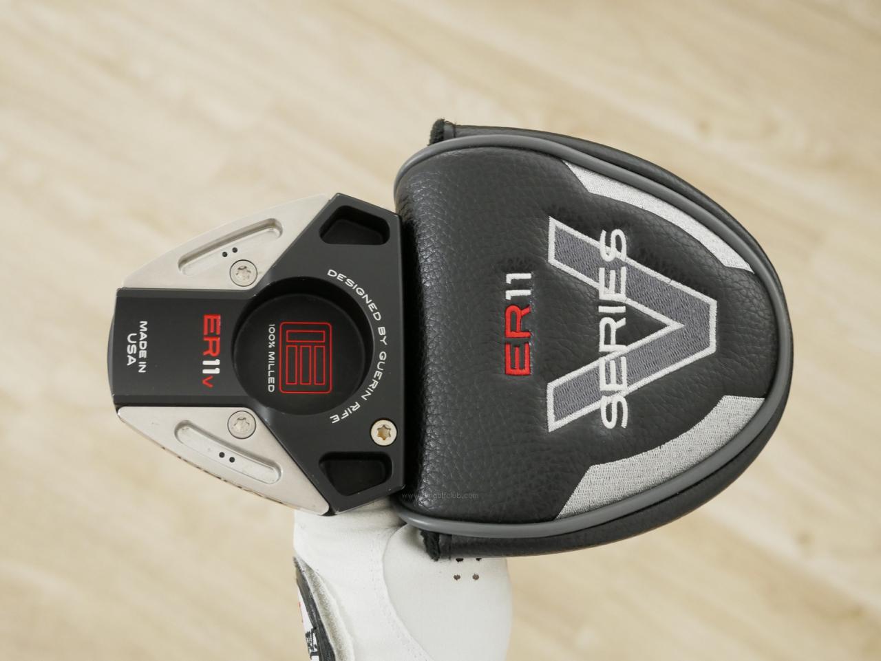 Putter : All : พัตเตอร์ EVNROLL ER11V Milled Midlock Mallet ก้าน Geotech GT CSF ยาว 34 นิ้ว
