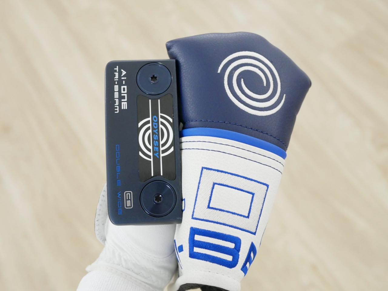 Putter : All : พัตเตอร์ Odyssey Ai-ONE TRI-BEAM DOUBLE WIDE CS (รุ่นล่าสุด ออกปี 2024) ก้าน Stroke LAB 90 ยาว 33 นิ้ว