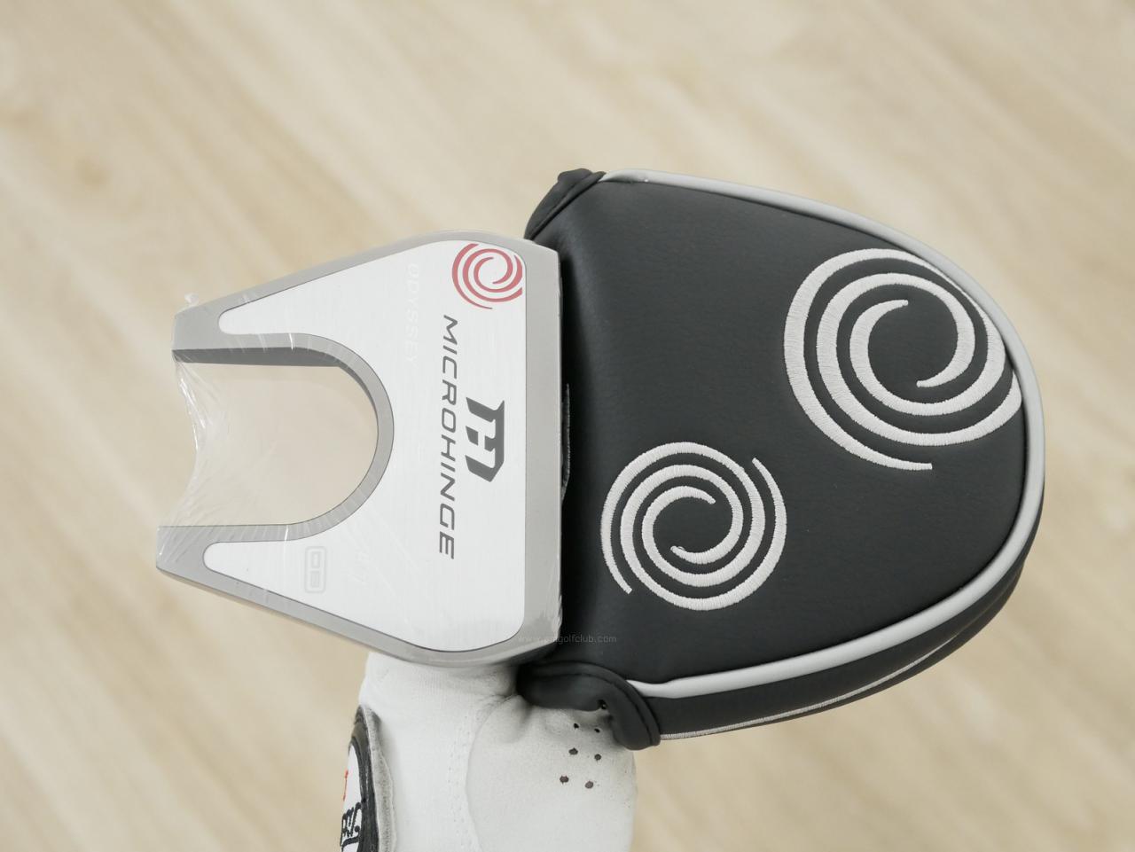 Putter : All : **ของใหม่ ยังไม่แกะพลาสติก** พัตเตอร์ Odyssey Microhinge #7 DB (รุ่นล่าสุด ปี 2025) ยาว 32 นิ้ว