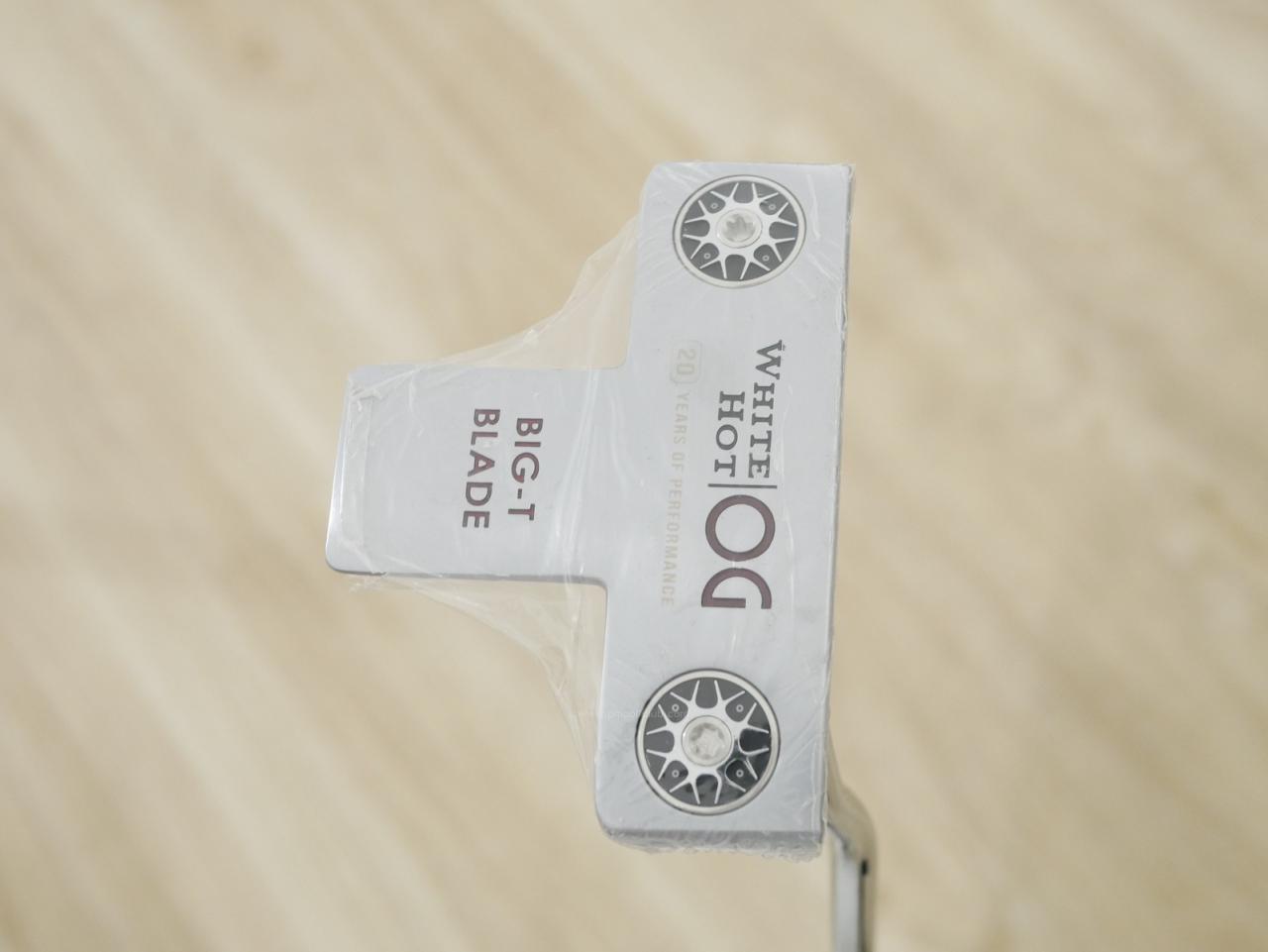 Putter : All : **ของใหม่ ยังไม่แกะพลาสติก** พัตเตอร์ Odyssey White Hot OG BIG-T BLADE ก้าน Stroke LAB ยาว 33 นิ้ว