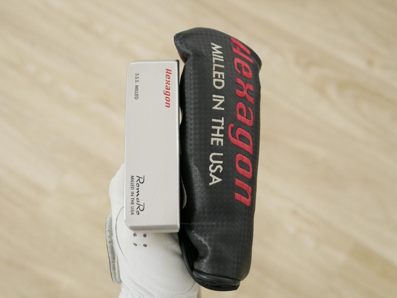 Putter : All : พัตเตอร์ RomaRo Hexagon S.S.S.Milled ยาว 34 นิ้ว