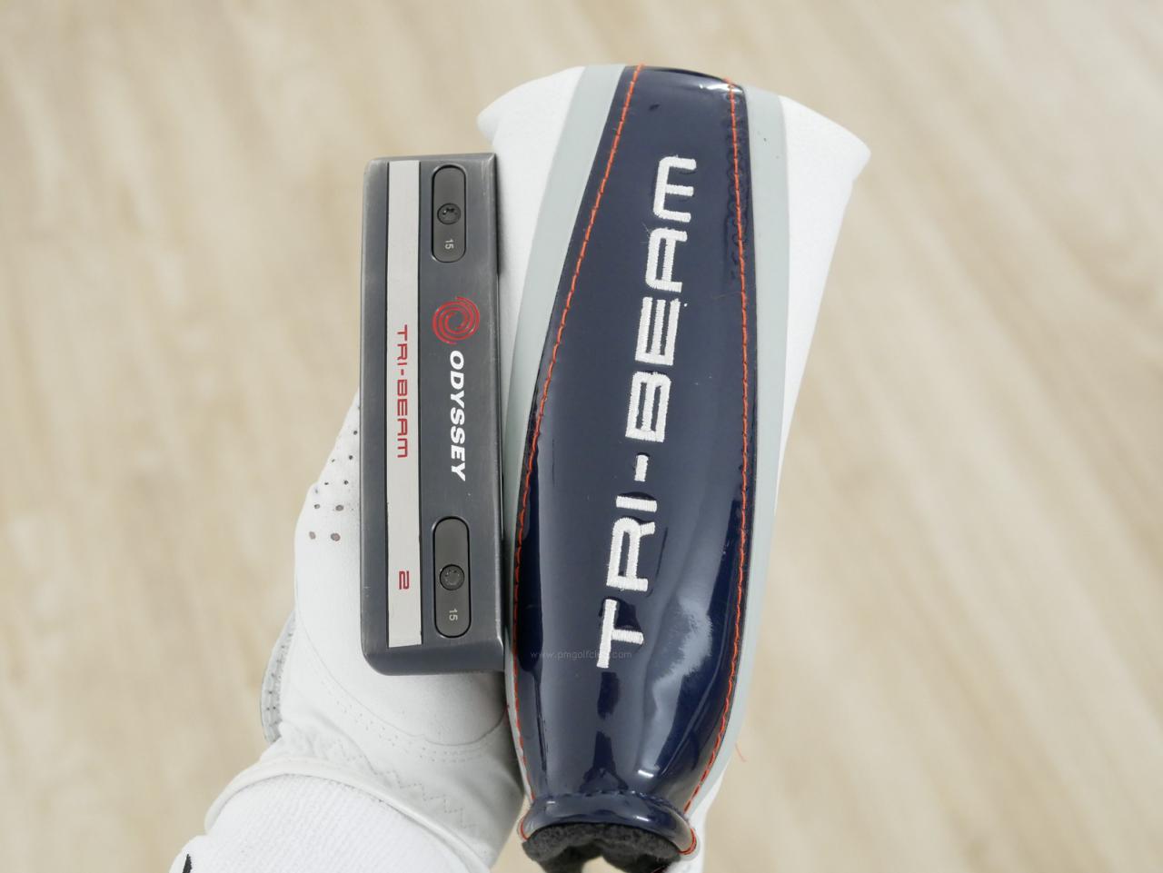 Putter : All : พัตเตอร์ Odyssey TRI-BEAM #2 (ออกปี 2023) ก้าน Stroke LAB 70 ยาว 34 นิ้ว