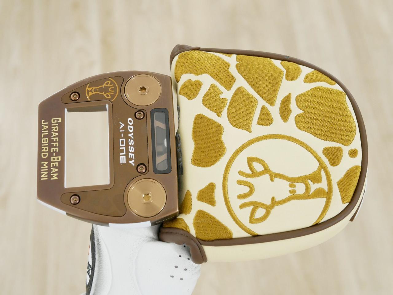 Putter : All : พัตเตอร์ Odyssey Ai-ONE GIRAFFE-BEAM Jailbird Mini (รุ่นล่าสุด ออกปี 2025) ยาว 34 นิ้ว