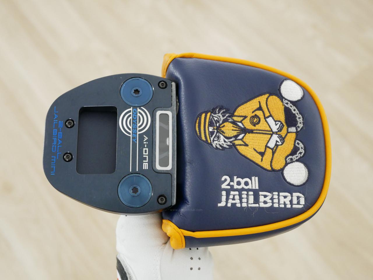 Putter : All : พัตเตอร์ Odyssey Ai-ONE 2-Ball Jailbird Mini ก้าน Stroke LAB SL90 ยาว 33 นิ้ว