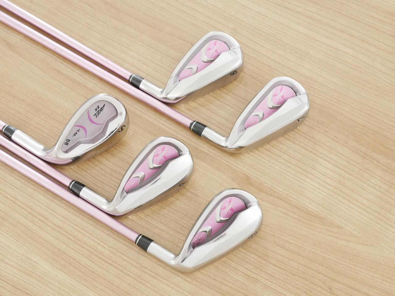 Lady club : All : ชุดเหล็ก Tsuruya AXEL ZX LM (หน้าเด้ง ตีไกลมาก) มีเหล็ก 7-Pw,Sw (5 ชิ้น) ก้านกราไฟต์ Flex L