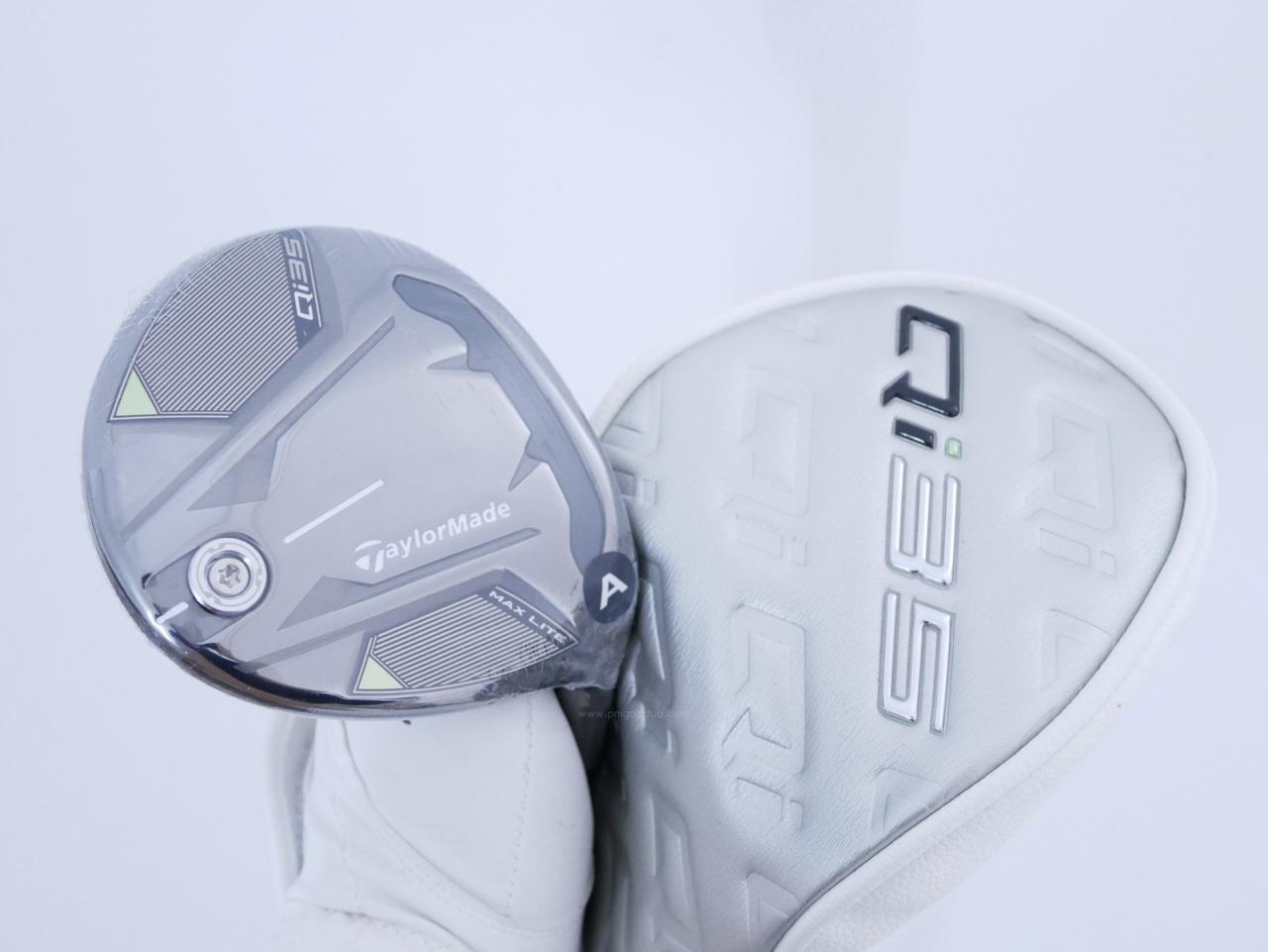 Lady club : All : **ของใหม่ ยังไม่แกะพลาสติก** หัวไม้ 7 Taylormade Qi35 MAX Lite (รุ่นล่าสุด ออกปี 2025) Loft 21.5 ก้าน Mitsubishi ELDIO TM40 Flex A (Lady)