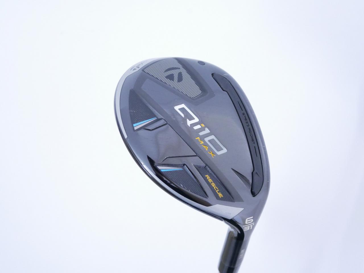Lady club : All : ไม้กระเทย Taylormade Qi10 MAX Rescue (ออกปี 2024) Loft 31 ก้าน Mitsubishi ELDIO TM40 Flex L