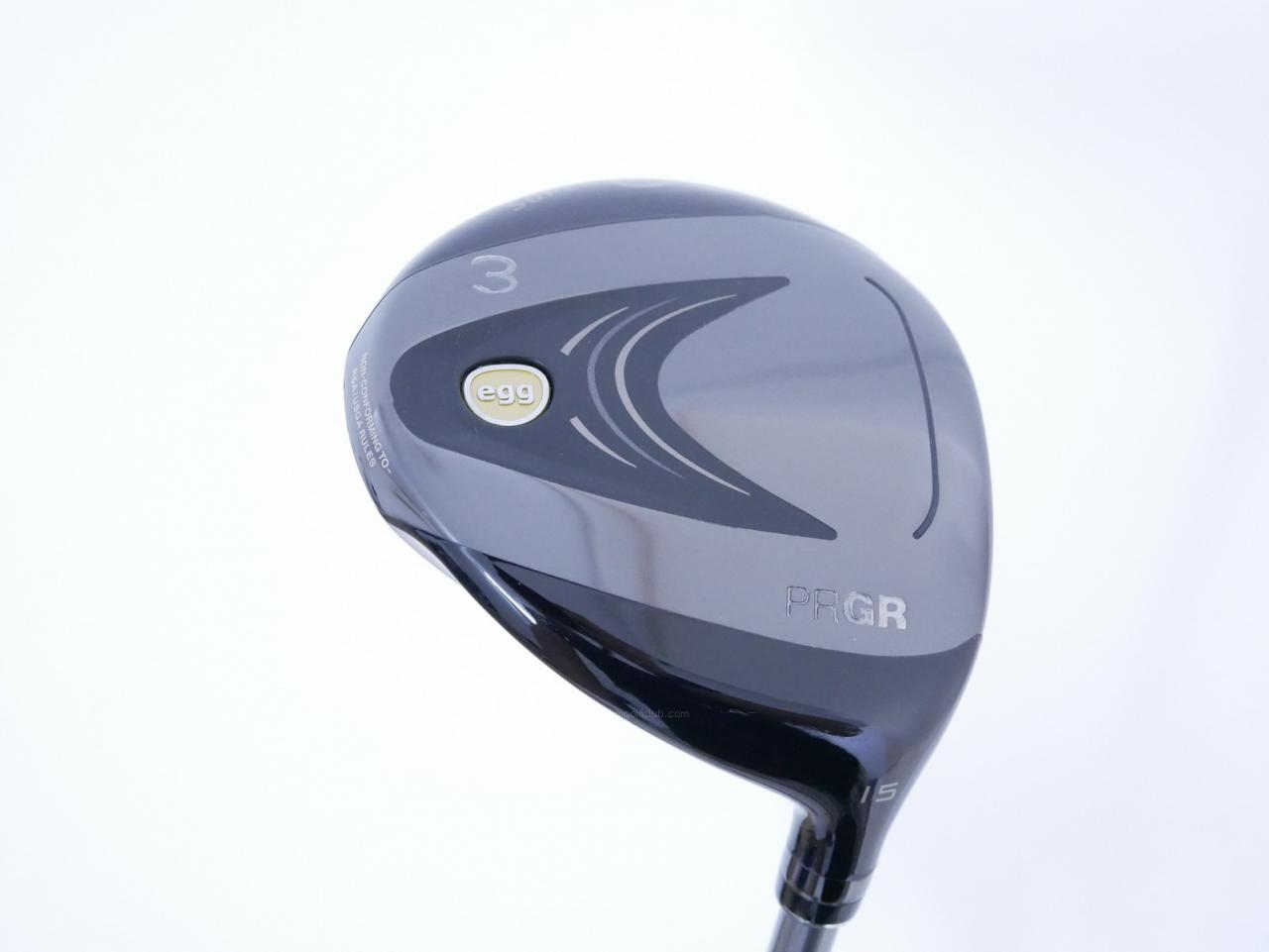 Lady club : All : หัวไม้ 3 PRGR Super Egg (รุ่นปี 2023 หน้าเด้งเกินกฏ COR 0.84 หายากมาก) Loft 15 ก้าน M-30 Flex L