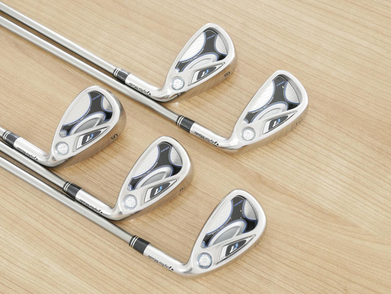 Lady club : All : ชุดเหล็ก Taylormade r7 DRAW มีเหล็ก 7-Pw,Sw (5 ชิ้น) ก้านกราไฟต์ Flex L