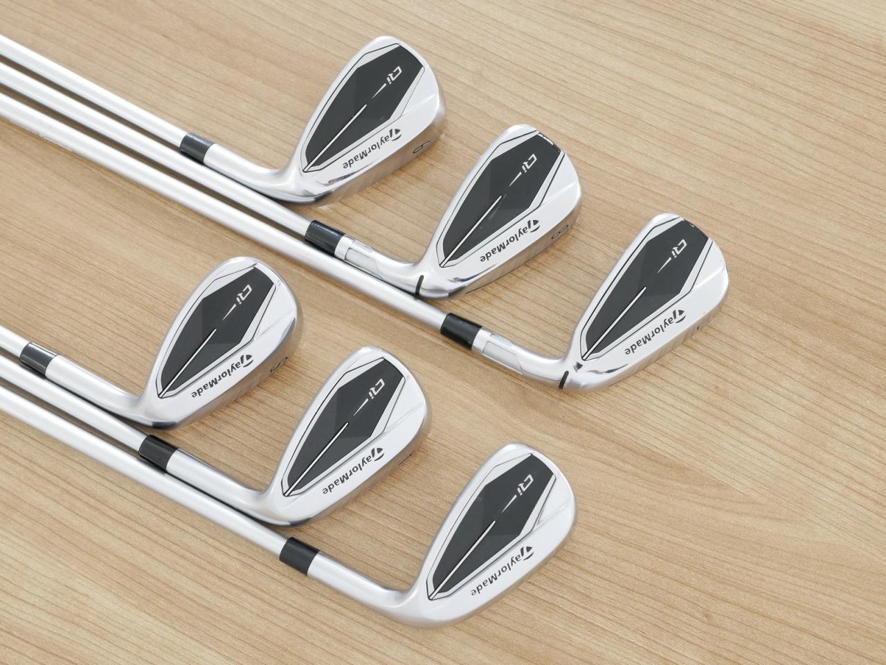 Lady club : All : ชุดเหล็ก Taylormade Qi (รุ่นล่าสุด ออกปี 2024 Japan Spec.) มีเหล็ก 7-Pw,Aw,Sw (6 ชิ้น) ก้านกราไฟต์ Mitsubishi ELDIO TM40 Flex A (Lady)