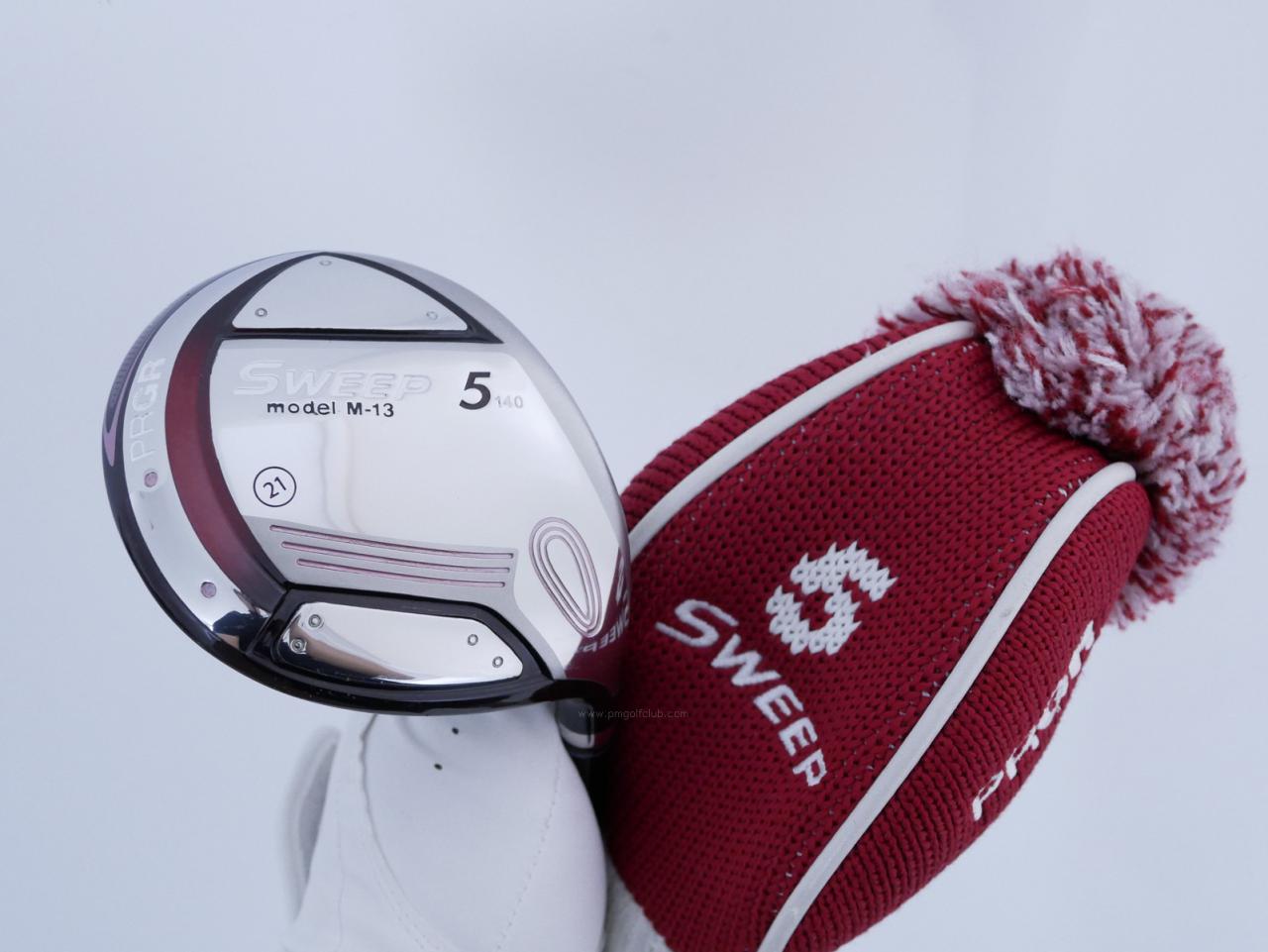 Lady club : All : หัวไม้ 5 PRGR Sweep Loft 21 Flex L (M-30)