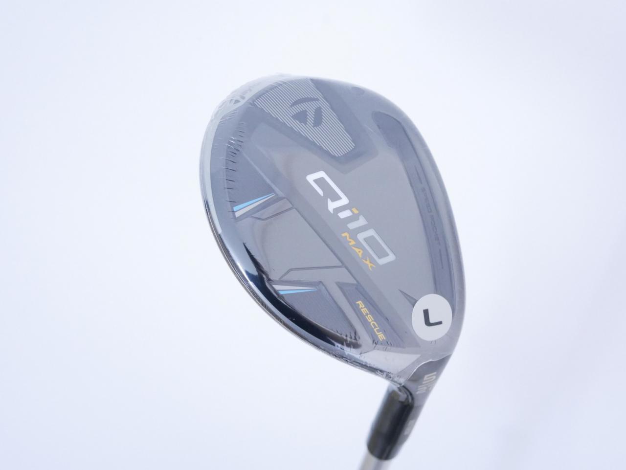 Lady club : All : **ของใหม่ ยังไม่แกะพลาสติก** ไม้กระเทย Taylormade Qi10 MAX Rescue (ออกปี 2024) Loft 27 ก้าน Mitsubishi ELDIO TM40 Flex L