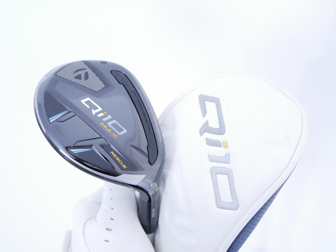 Lady club : All : ไม้กระเทย Taylormade Qi10 MAX Rescue (ออกปี 2024) Loft 27 ก้าน Mitsubishi ELDIO TM40 Flex L