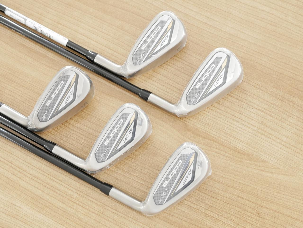 Lady club : All :  **ของใหม่ ยังไม่แกะพลาสติก** ชุดเหล็ก Cobra Darkspeed ADAPT MAX (ออกปี 2025 ตีง่าย ไกล) มีเหล็ก 7-Pw,Sw (5 ชิ้น) ก้านกราไฟต์ Fujikura Speeder Flex A (Lady)