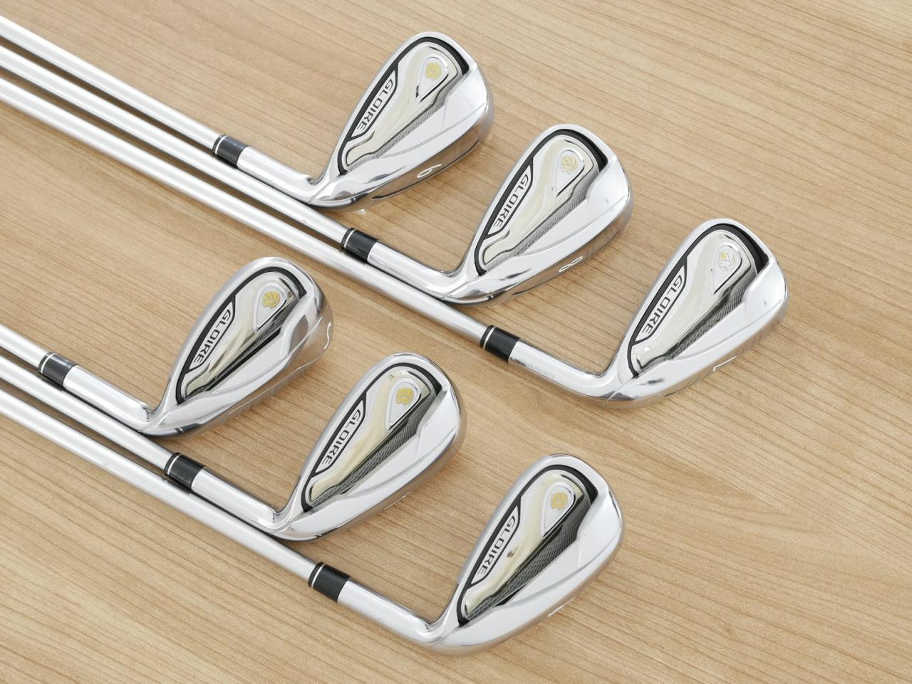Lady club : All : ชุดเหล็ก Taylormade Gloire (รุ่นท๊อปสุด Japan Spec. ใบใหญ่ ตีง่าย ไกล) มีเหล็ก 7-Pw,Aw,Sw (6 ชิ้น) ก้านกราไฟต์ Flex L