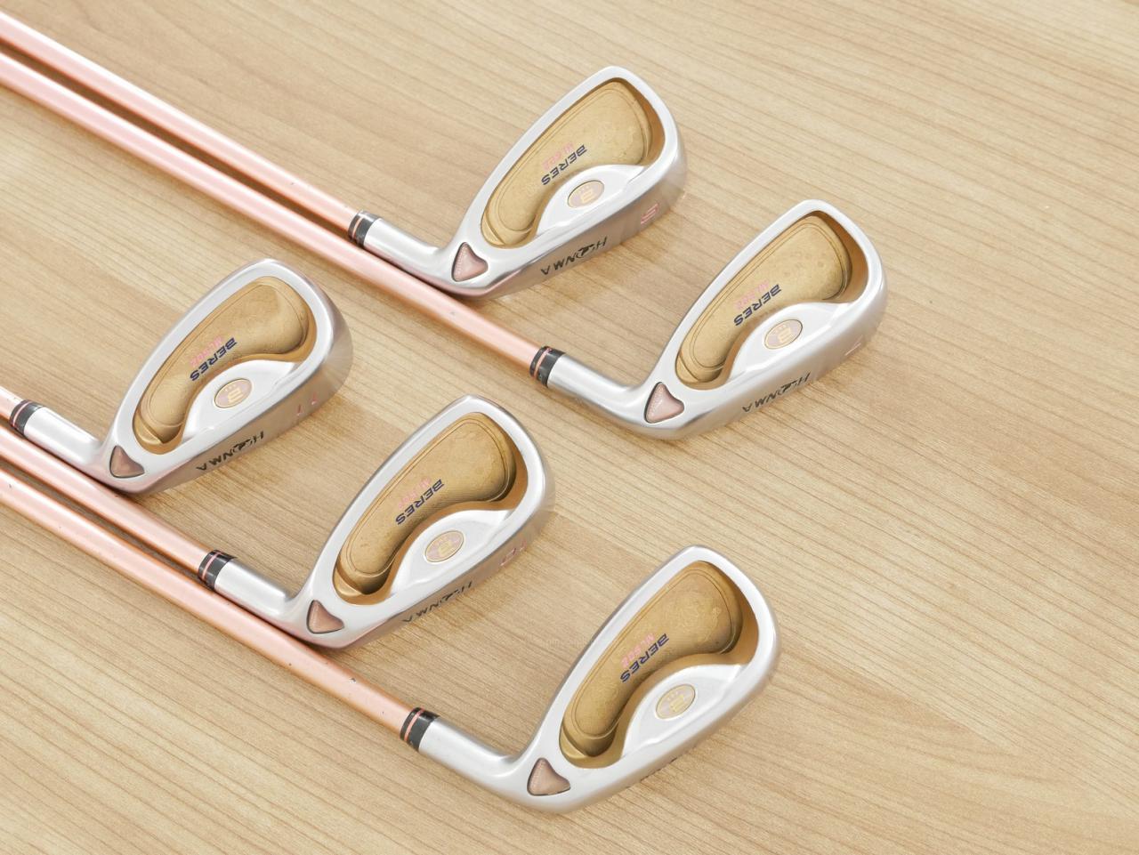 Lady club : All : **ก้าน 3 ดาว** ชุดเหล็ก Honma Beres ML502 (ตีง่าย เบา ไกล) มีเหล็ก 7-11 (5 ชิ้น) ก้านกราไฟต์ ARMRQ UD40 FLex L (3 ดาว)